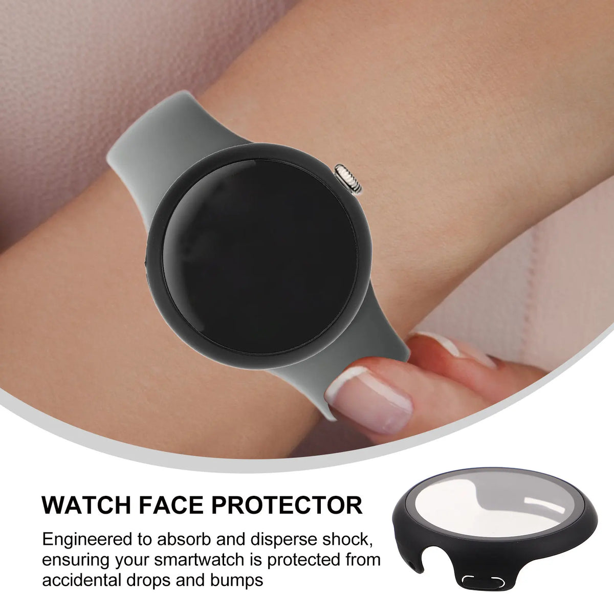 Transparent Hard PC Smart Watch Cover – Shockproof Case Smart Watch Case PLUSH