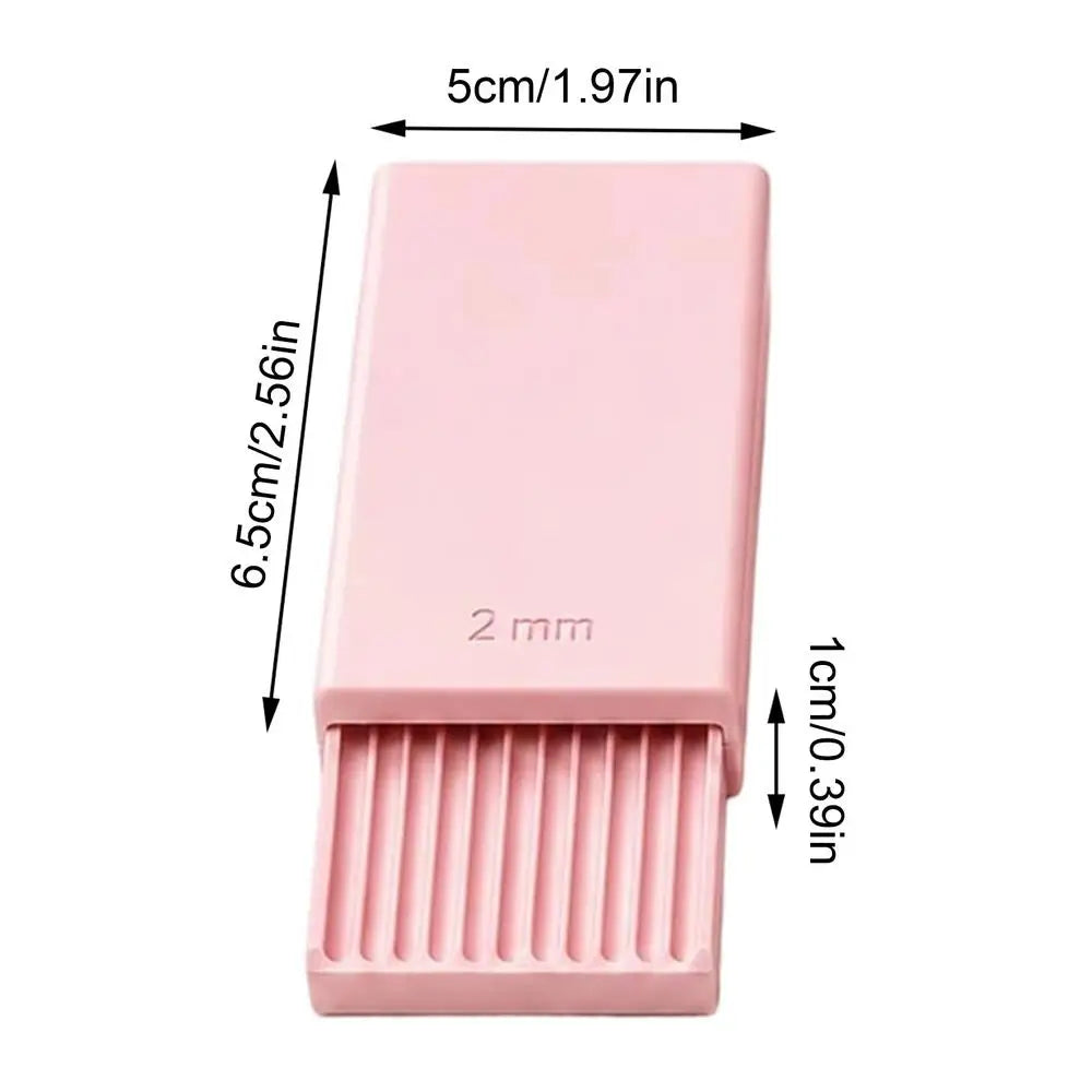 Clay Ball Maker 2–5mm Bead Rolling Mold | DIY Jewelry Tool Clay Bead Roller PLUSH Pink