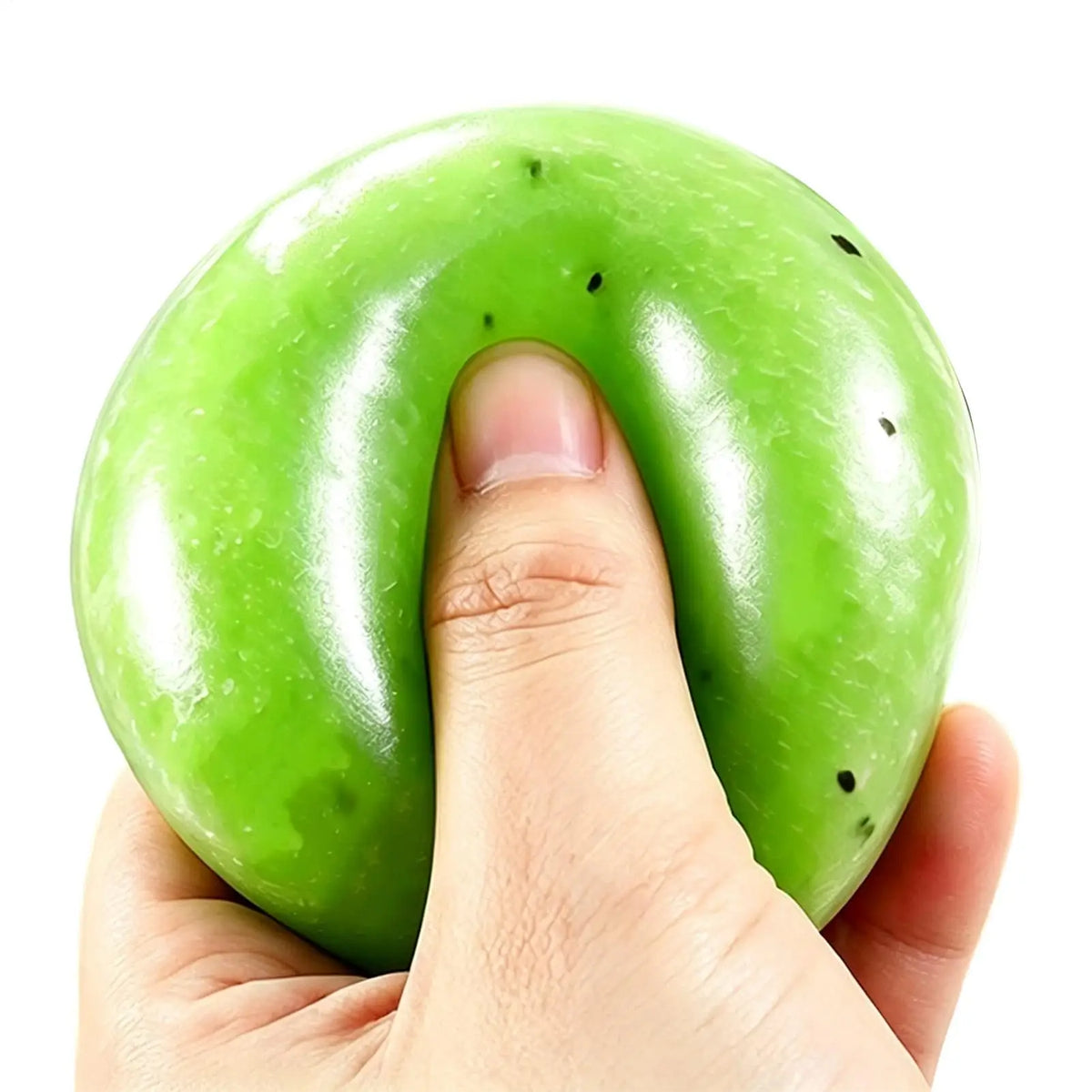 Kiwi Squeeze Fidget Ball – Sensory Slush Toy Crunchy Sound Sensory Fidget Toy PLUSH