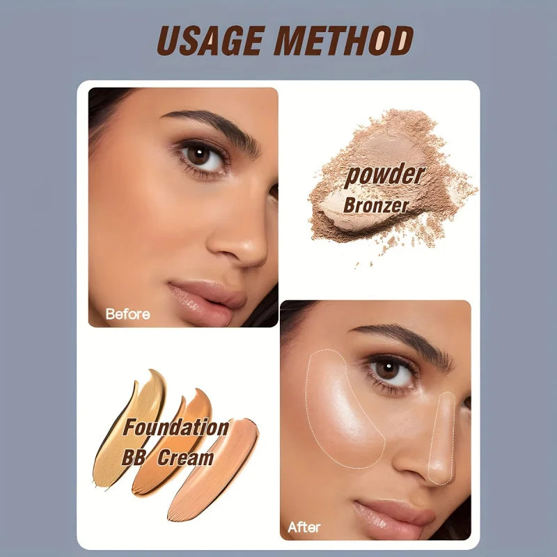 Professional Makeup Brushes – Foundation, Contour & Blush Makeup Brush PLUSH