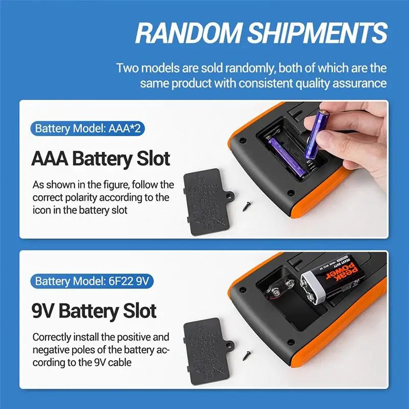 DT9205A Digital Multimeter 1999 Counts Handheld DC Tester Digital Multimeter PLUSH