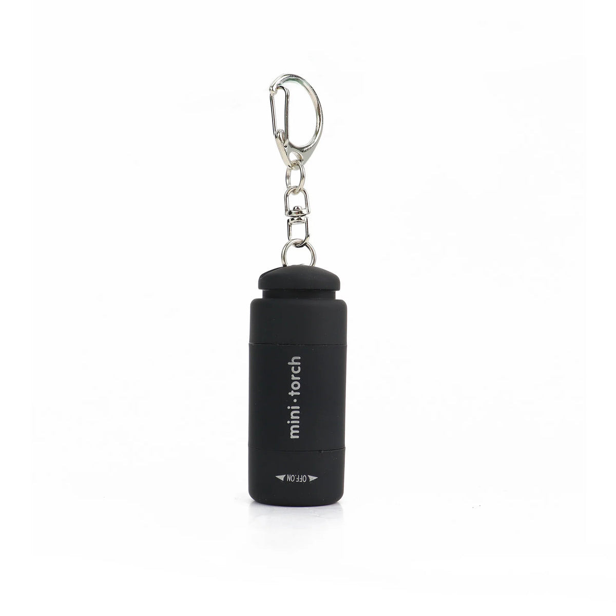 USB Rechargeable Mini LED Keychain Flashlight – Waterproof Keychain Flashlight PLUSH black
