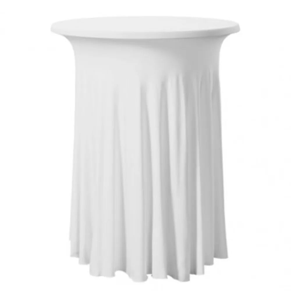 Stretch Round Tablecloth Elastic Bar Table Cover & Skirt Stretch Table Cover PLUSH C-31.50x43.31in