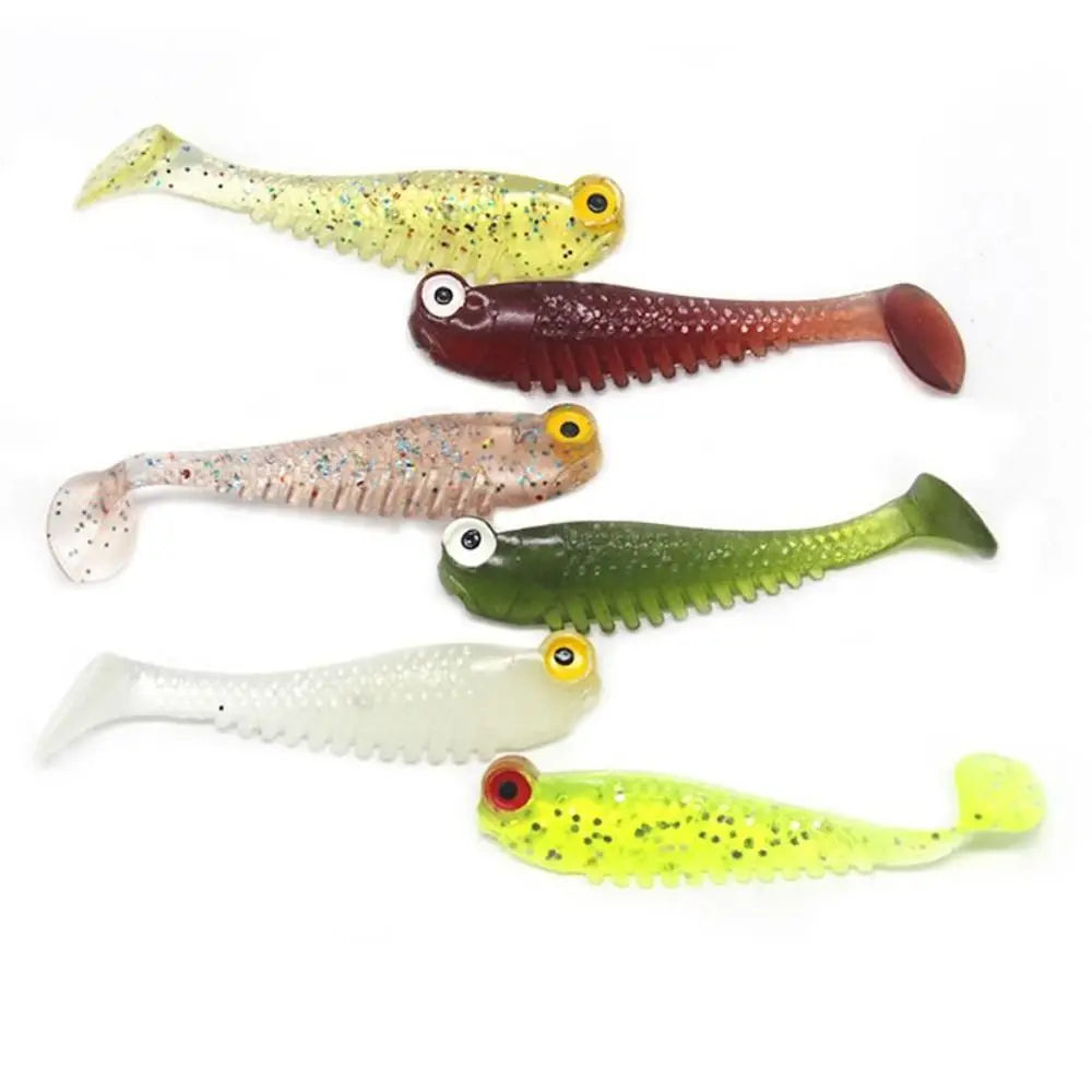 Soft Silicone Worm Fishing Lures 10pcs – Bass Swimbaits Soft Fishing Lures PLUSH