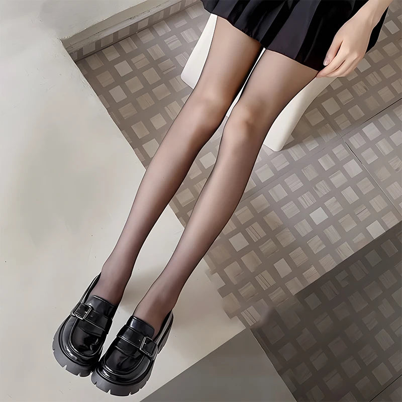 Ultra-Thin Seamless Sheer Pantyhose Women – White Tights Sheer Pantyhose Tights PLUSH