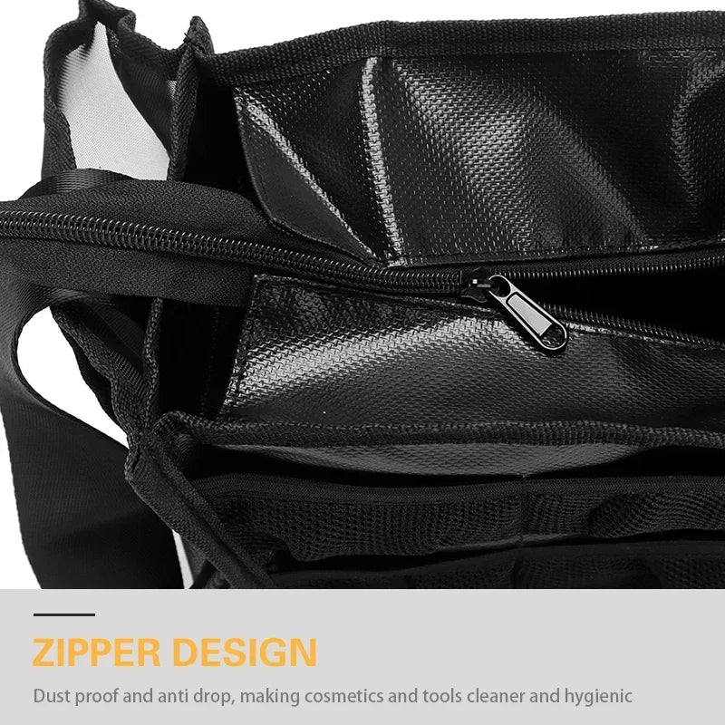 Multi-Pocket Makeup & Hair Tool Organizer Bag | Travel Tote Makeup Organizer Bag PLUSH