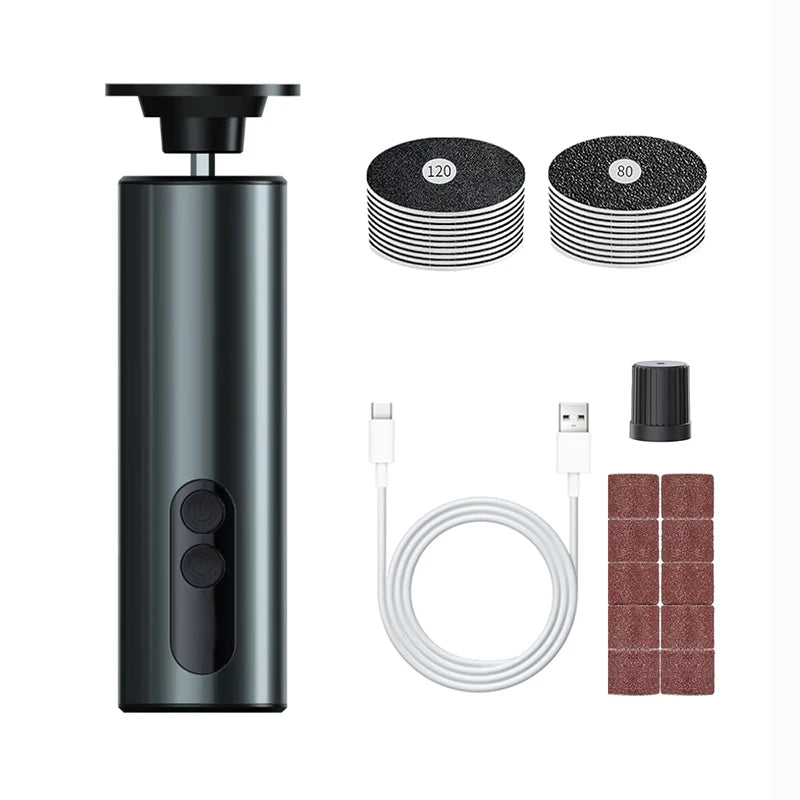 Electric Callus Remover & Foot Sander – 9-Speed Pedicure Electric Callus Remover PLUSH Black
