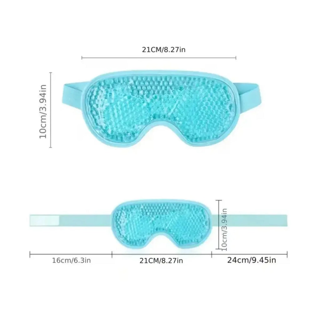 Gel Eye Mask for Sleep & Travel | Ultra-Comfortable Blackout Sleep Eye Mask PLUSH