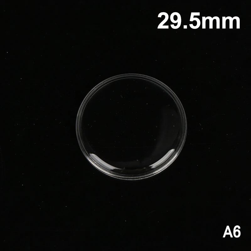 28mm–32.2mm Acrylic Watch Crystal Lens – Mirror Finish Cover Watch Crystal Lens PLUSH A6