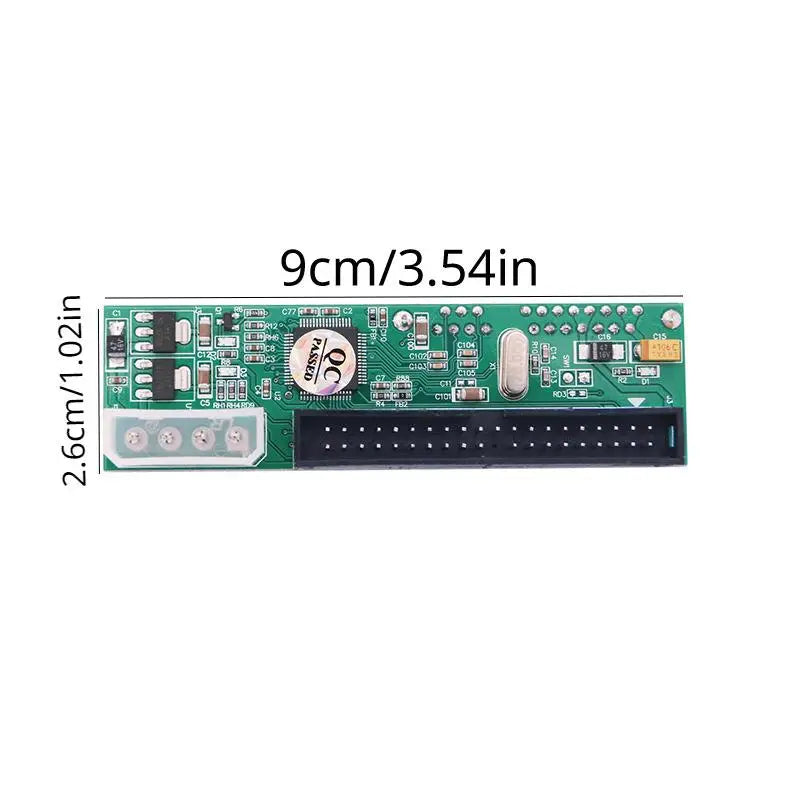 SATA to IDE Adapter – 2.5"/3.5" HDD SSD to 40-Pin PATA Converter Drive Converter Adapter PLUSH A3