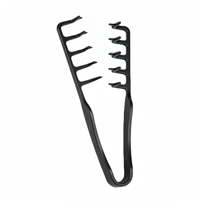 Salon Styling Comb Set – Shark Tooth Detangling Brush Hair Comb Set PLUSH 1pc-A