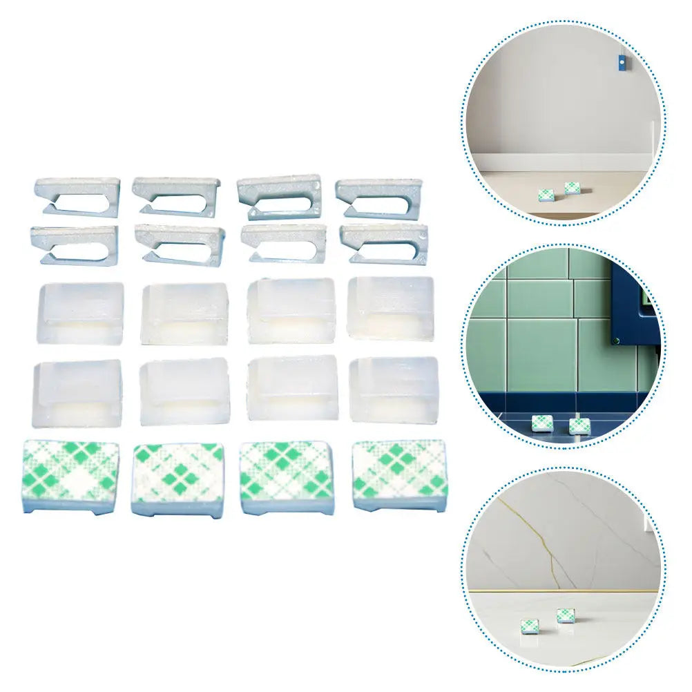 80pcs Adhesive Wire Clips | Plastic Cable Organizer Clamps Cable Management Clips PLUSH Default Title