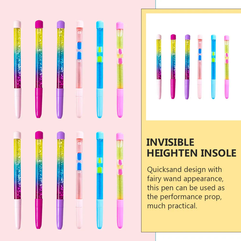 12pcs Quicksand Magic Wand Gel Pens – Cute Cartoon Gift Set Gel Pen Set PLUSH Default Title