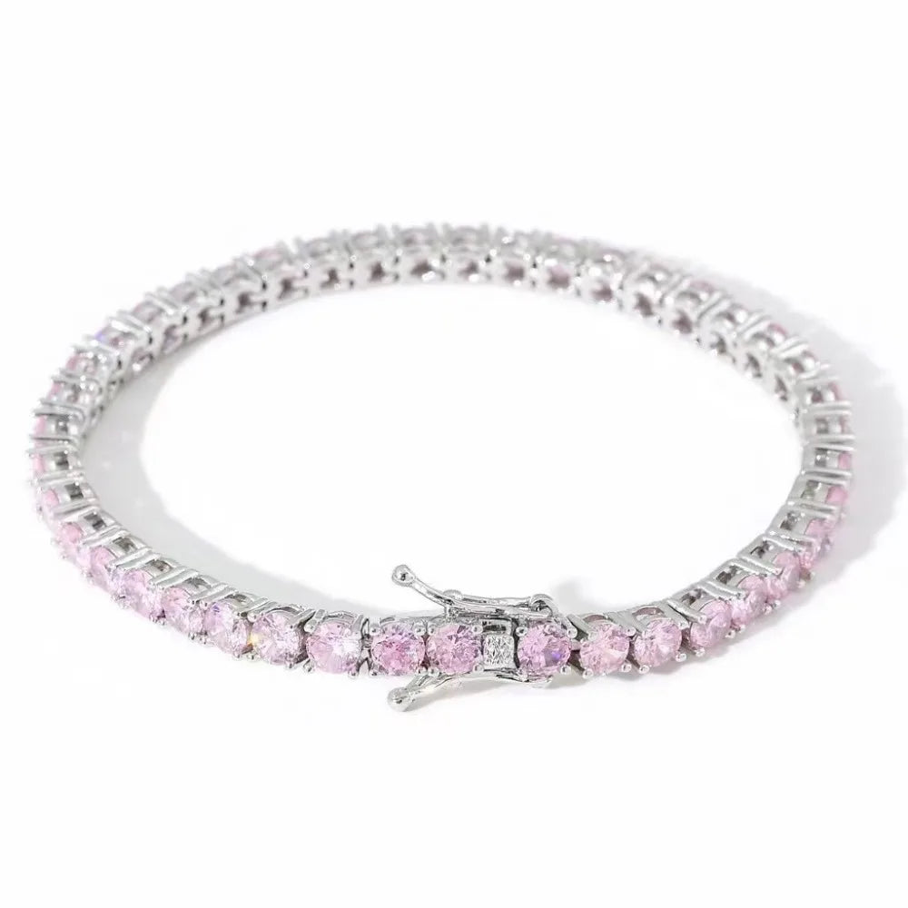 Waterproof Colorful Rhinestone Crystal Bangle Bracelet Rhinestone Bangle Bracelet PLUSH Style 3