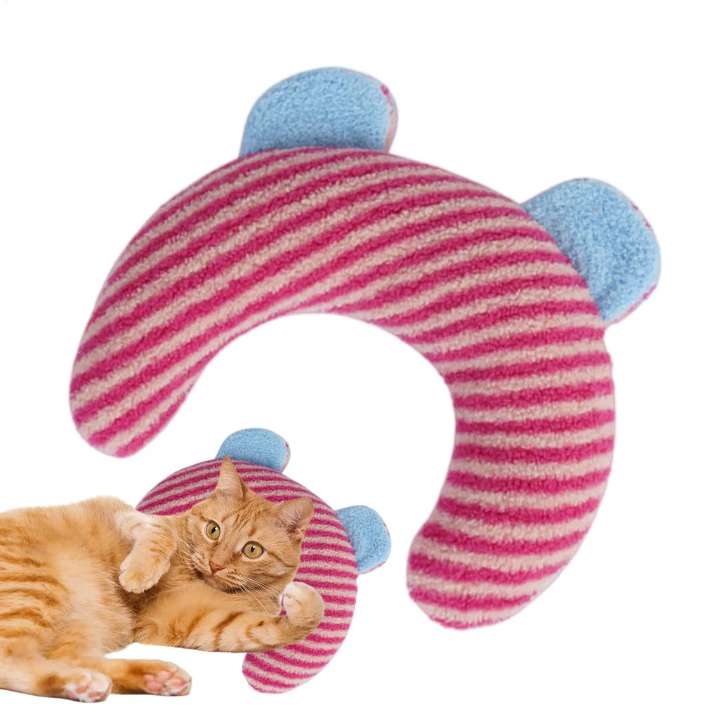 U-Shaped Pet Calming Pillow – Soft Plush Dog & Cat Support Pet Calming Pillow PLUSH