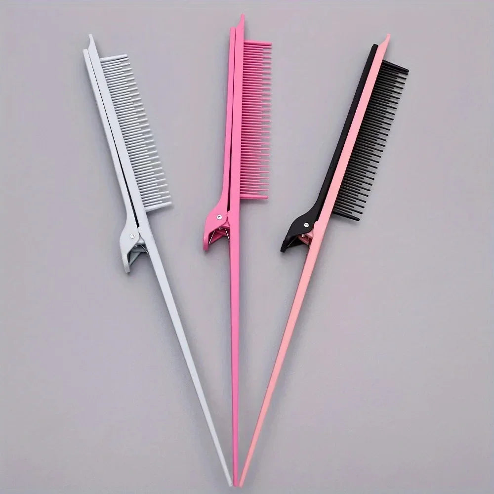 Professional Salon Highlight Clip Comb – Antistatic Styling Hair Styling Comb PLUSH