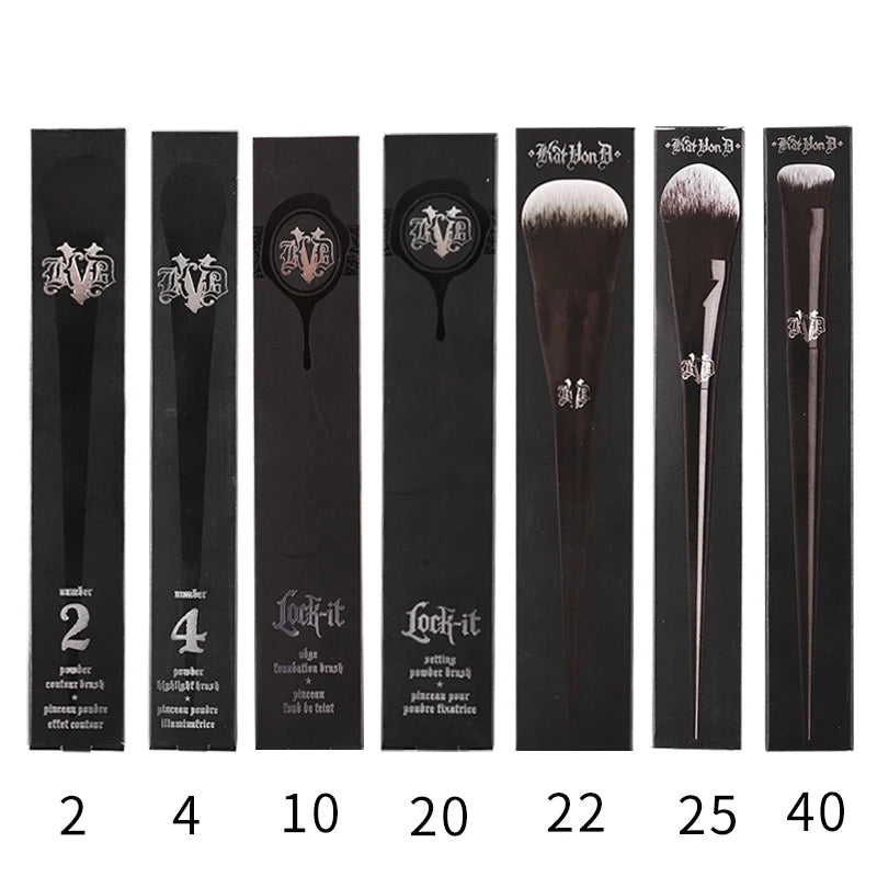 Kat Von D KVD Makeup Brush Set – Full Face & Eye Kit Makeup Brush Set PLUSH KVD 3-7-2 China Mainland