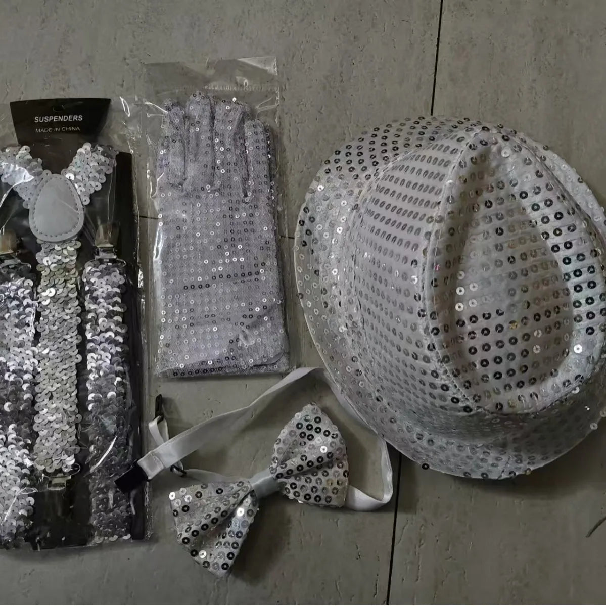 Tricolor Sequin Top Hat – Disco Carnival Glitter Party Hat Costume Party Hat PLUSH