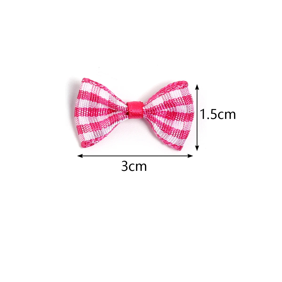 30pcs Scottish Checker Ribbon Bows – Wedding & DIY Craft Decor Ribbon Bows PLUSH