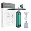 Wireless Mini Airbrush Kit with Compressor – Portable Spray Gun Airbrush Spray Gun PLUSH Green