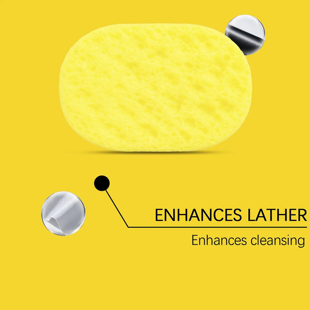 Reusable Exfoliating Bath Sponge – Soft Body Cleansing Tool Bath Sponge PLUSH