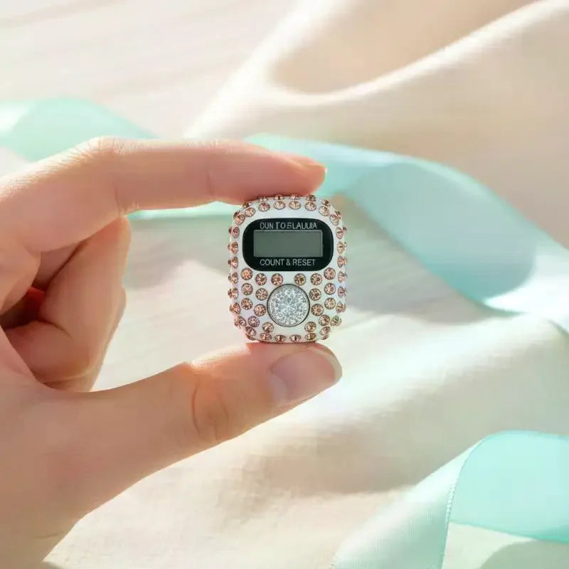 Electronic Finger Counter Ring – Resettable Digital Clicker Digital Finger Counter PLUSH
