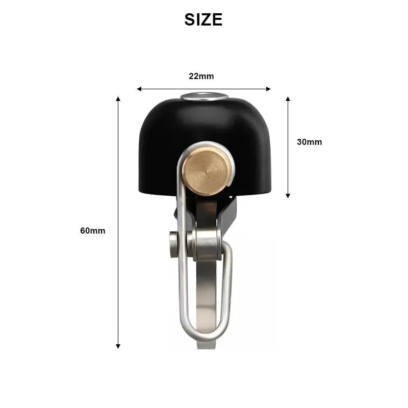 Retro Bicycle Bell – Loud MTB Handlebar Ring Horn | Copper Bicycle Bell PLUSH