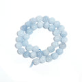 Aquamarine Natural Stone Round Spacer Beads – DIY Jewelry Natural Stone Beads PLUSH 10mm