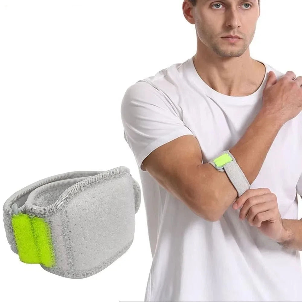 Adjustable Compression Elbow Brace – Breathable Neoprene Strap Elbow Compression Brace PLUSH