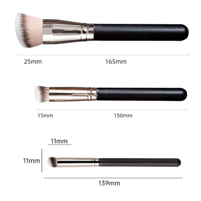 Angled Foundation & Concealer Brush – Synthetic Contour Tool Makeup Brush PLUSH