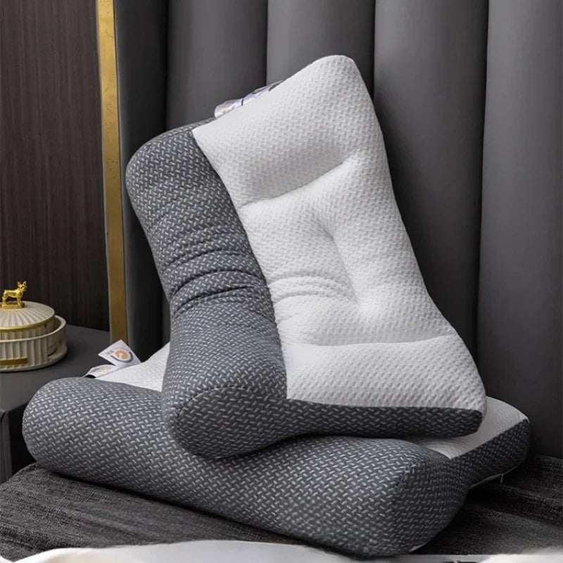 Cervical Support Pillow – Zoned Reverse Traction & Soy Fiber Core Cervical Support Pillow PLUSH