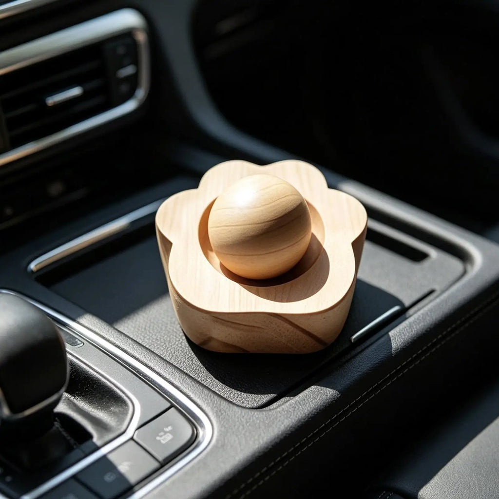 Wood Ball Essential Oil Diffuser – Home, Car & Office Aromatherapy Diffuser PLUSH
