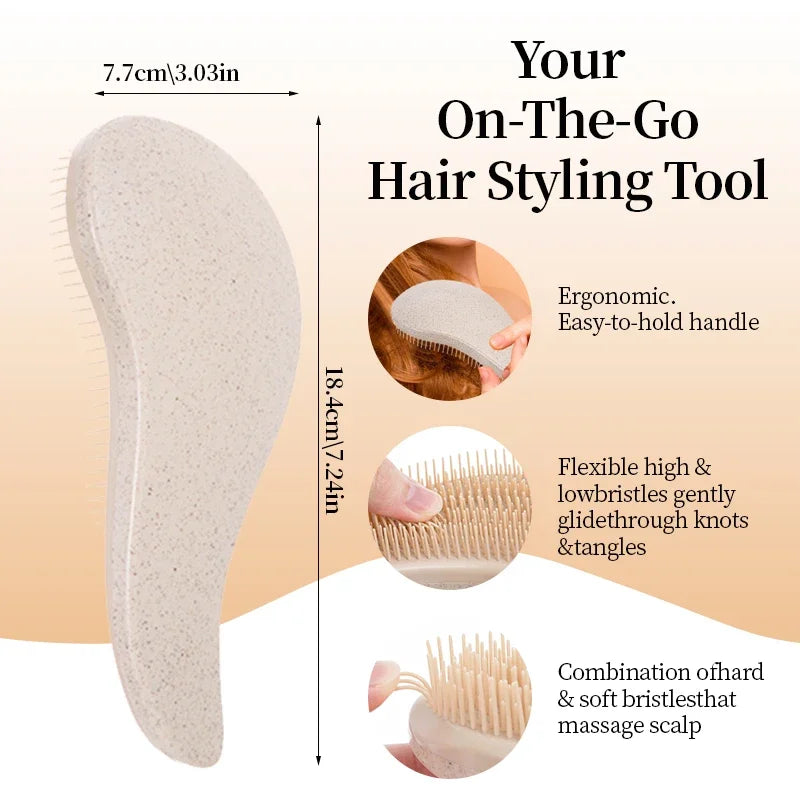Magic Detangling Hair Comb – Anti-Static Scalp Massage Comb Hair Detangling Comb PLUSH