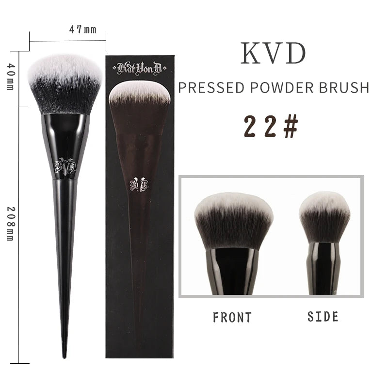 Kat Von D KVD Makeup Brush – Foundation, Blush & Eyeshadow Makeup Brush PLUSH 22 with box China Mainland