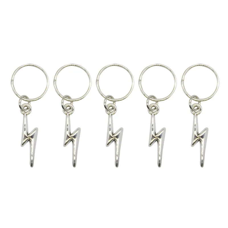 Alloy Shell Dreadlock Beads Hair Cuffs Rings & Clips – 5-10pcs