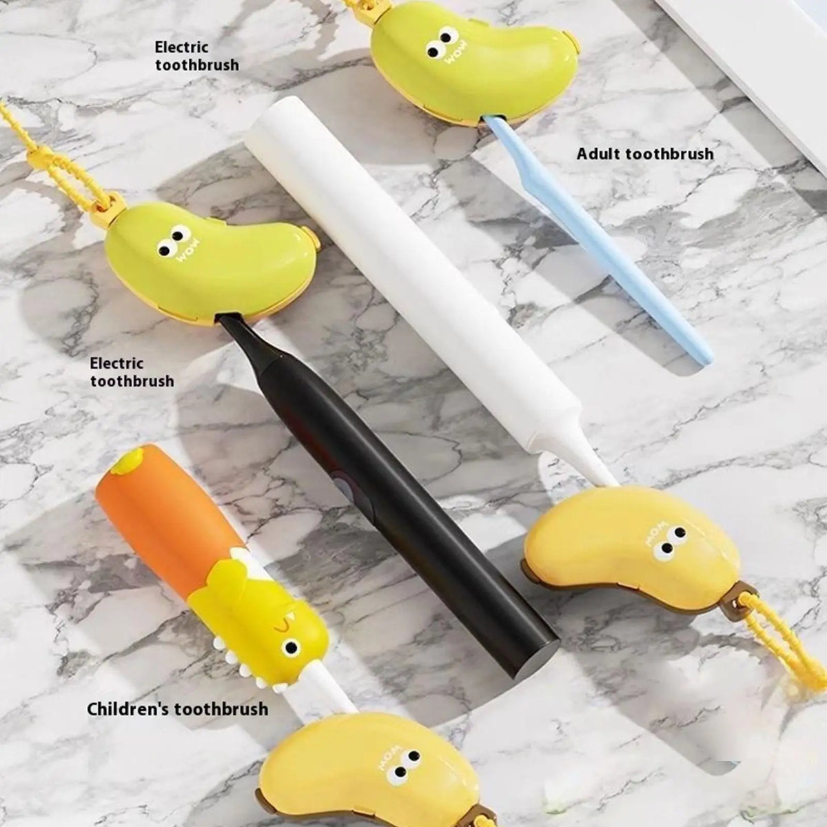 Banana Toothbrush Cover – Portable Travel Toothbrush Cap Toothbrush Cover PLUSH
