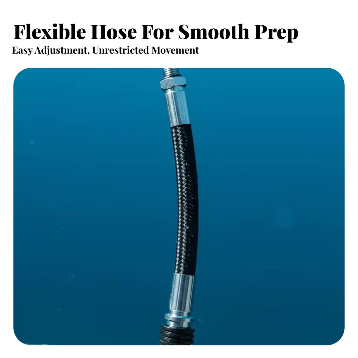 Braided Scuba Diving Hose – Abrasion Resistant Slim Hose Scuba Diving Hose PLUSH
