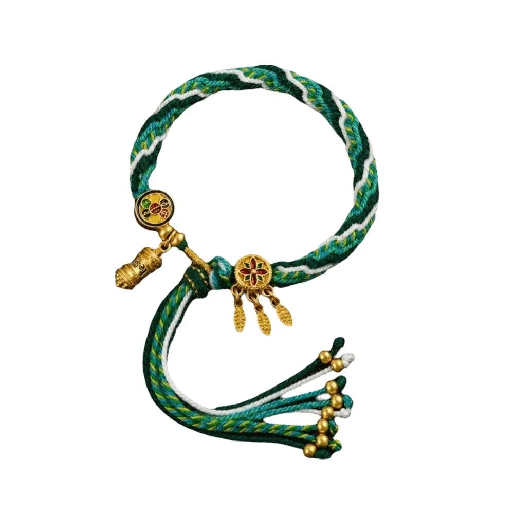 Multi-Color Adjustable Rope Bracelet – Vintage Animal Style Fashion Bracelet PLUSH Style 6