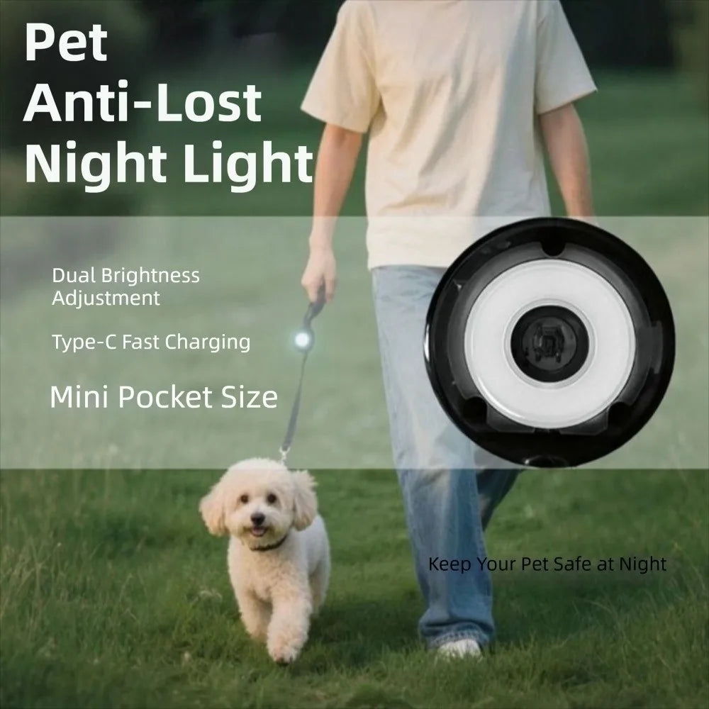 2-in-1 Clip-On Keychain Light | USB Rechargeable, 3-Level Dim Mini Keychain Light PLUSH