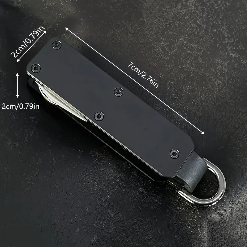 Compact Aluminum Key Organizer with Carabiner Clip | 1–5 Keys Key Organizer PLUSH