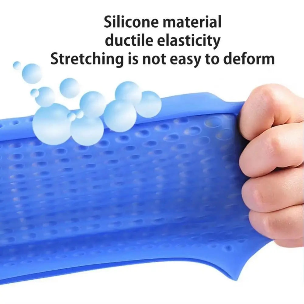 Non-Slip Silicone Swim Cap – Elastic & Wrinkle-Free Silicone Swim Cap PLUSH