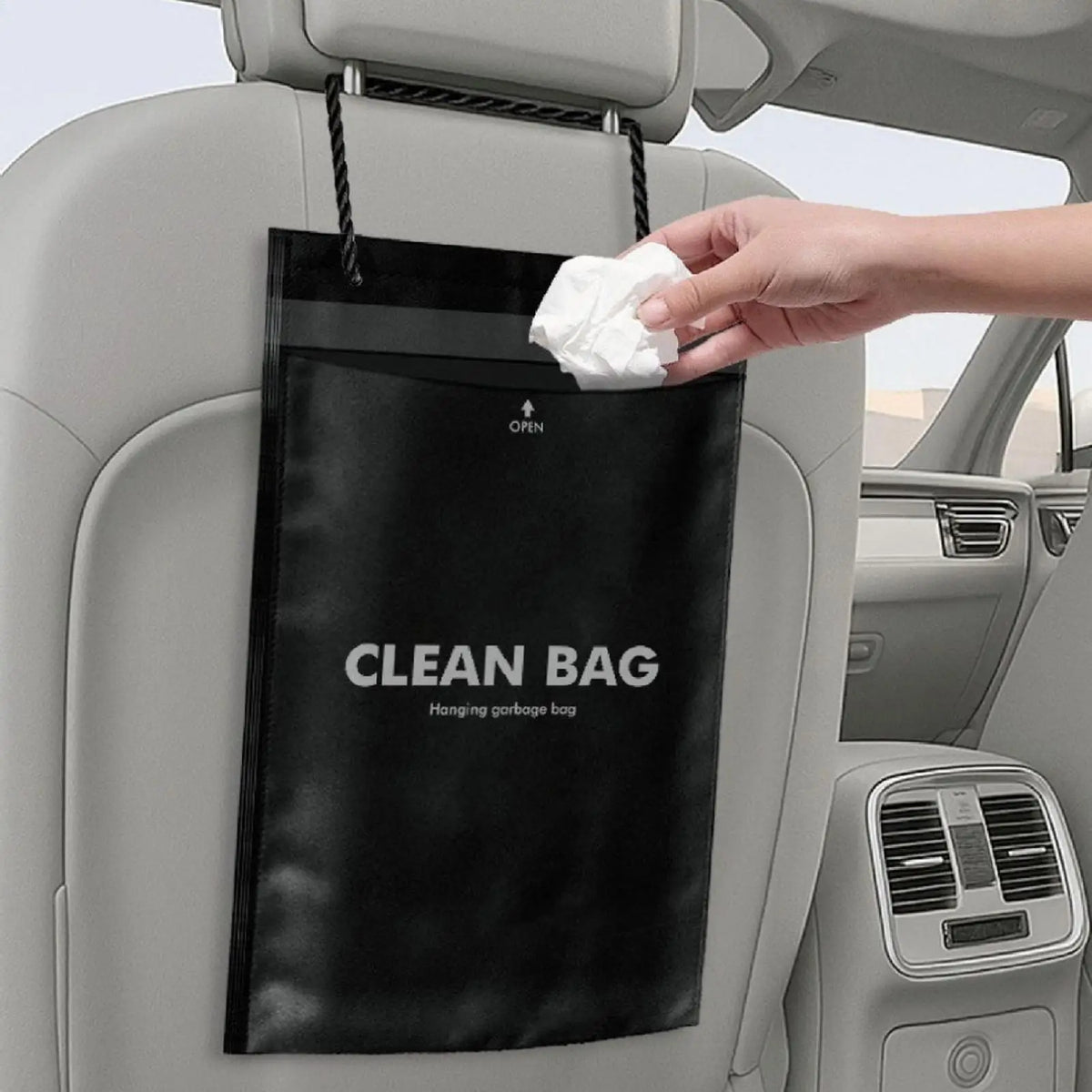 50pcs Disposable Hanging Car Trash Bags – Universal Vehicle Bin Car Trash Bags PLUSH