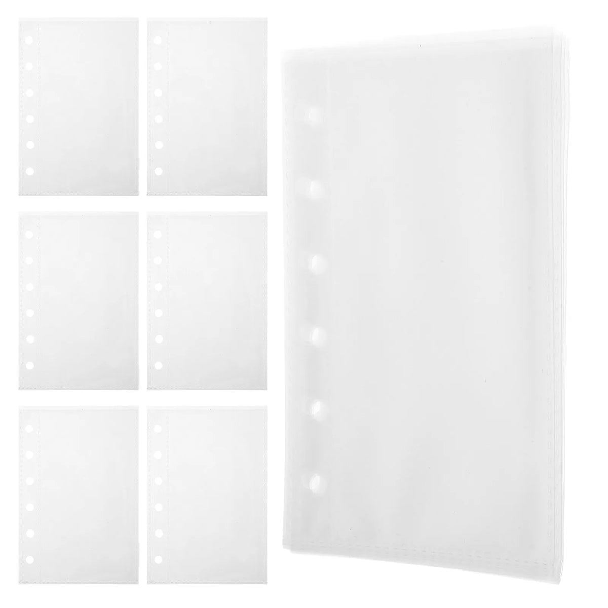 60pcs Clear Plastic Page Protectors – Heavy Duty Scrapbook Refill Page Protectors PLUSH