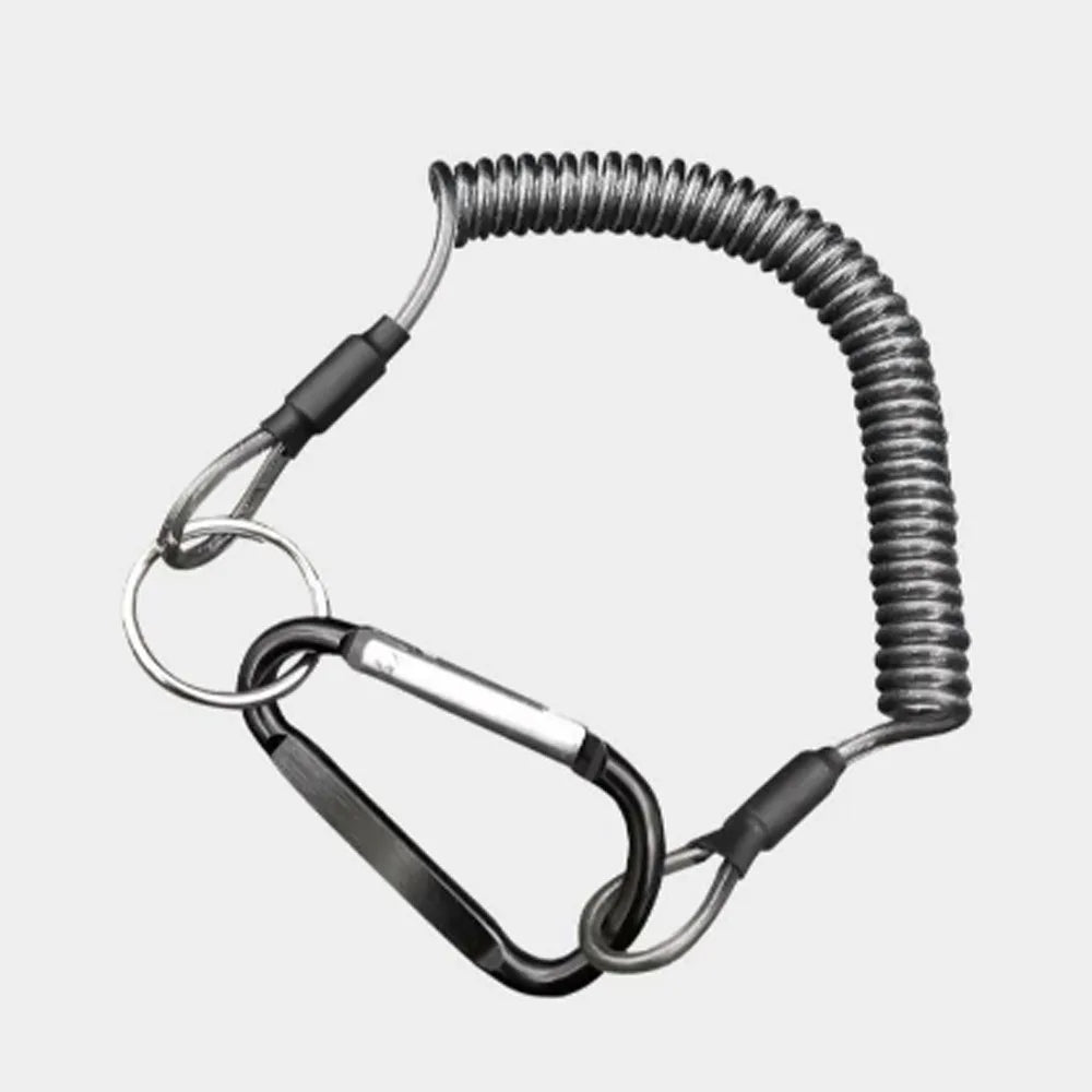 Elastic Coiled Fishing Lanyard – Anti-Loss Retention Rope Fishing Lanyard PLUSH