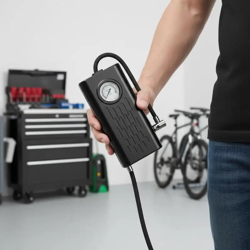 Cordless Portable Tire Inflator with Pointer Pressure Gauge Portable Tire Inflator PLUSH