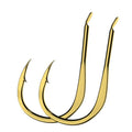20pcs Golden High Carbon Steel Barbed Fishing Hooks – Saltwater Fishing Hooks PLUSH 0.5