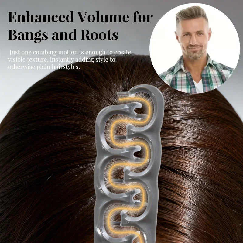 Fluffy Hair Root Volumizing Styling Comb – Men & Women Hair Styling Comb PLUSH