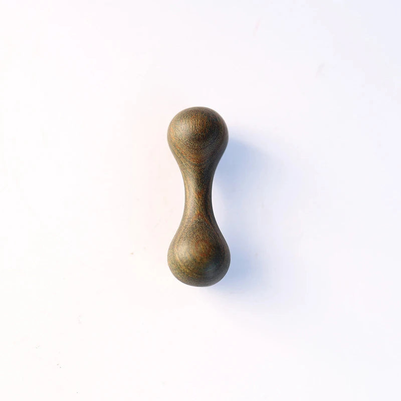 Sandalwood Fingertip Begleri Bead – Knucklebone Fidget Toy Wooden Fidget Toy PLUSH Green Sandalwood