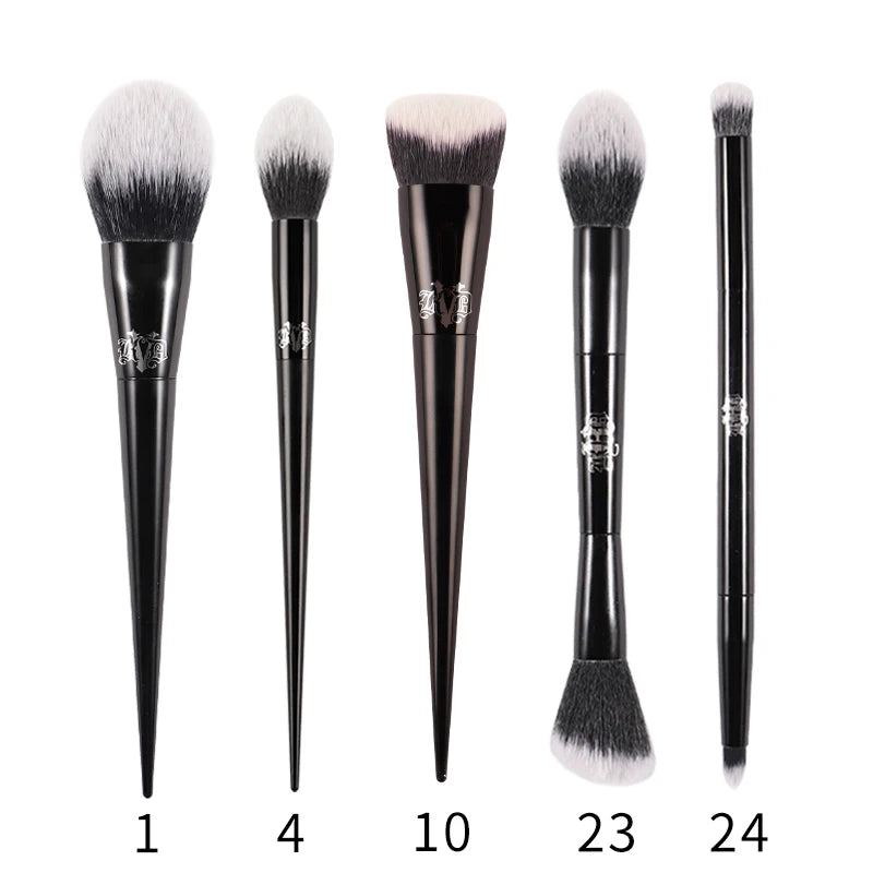 Kat Von D KVD Makeup Brush Set – Full Face & Eye Kit Makeup Brush Set PLUSH KVD 2-5-1 China Mainland