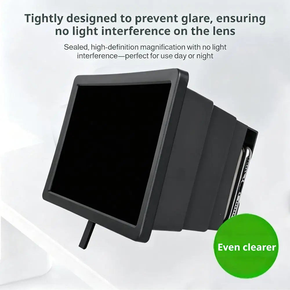 HD Phone Screen Magnifier – 3–4x Enlarger for Movies Phone Screen Magnifier PLUSH